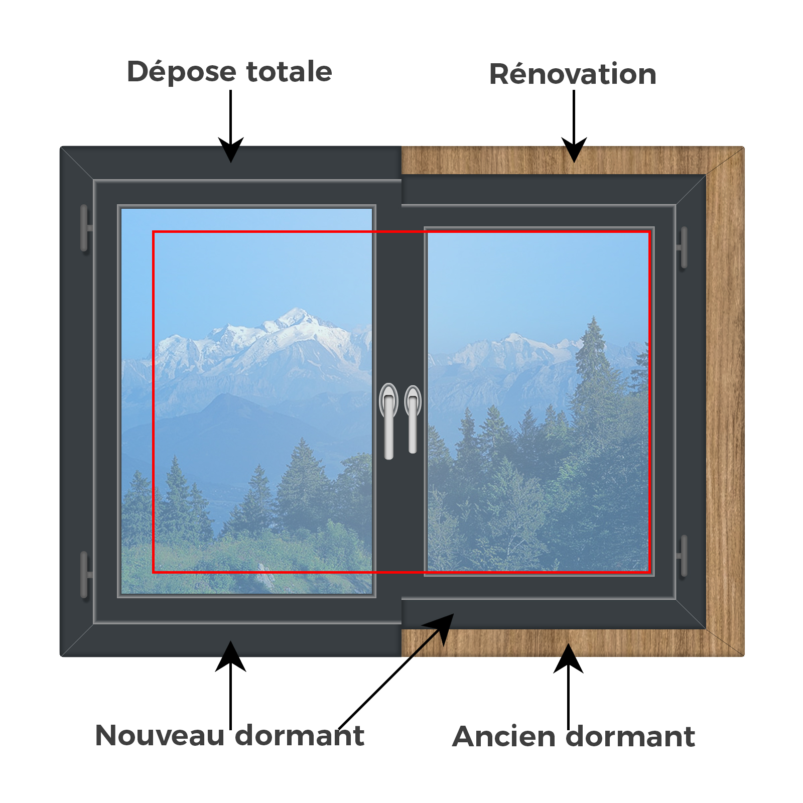 dépose totale fenêtre