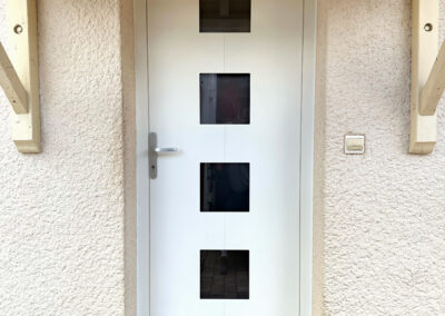 Porte Aluminium, RAL 9016, Aneth 3