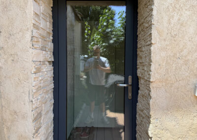 Porte Bois-Alu, RAL 7016 mat